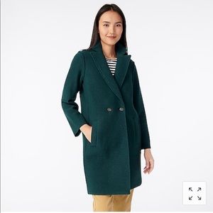 J.Crew Petite Daphne topcoat Italian boiled wool